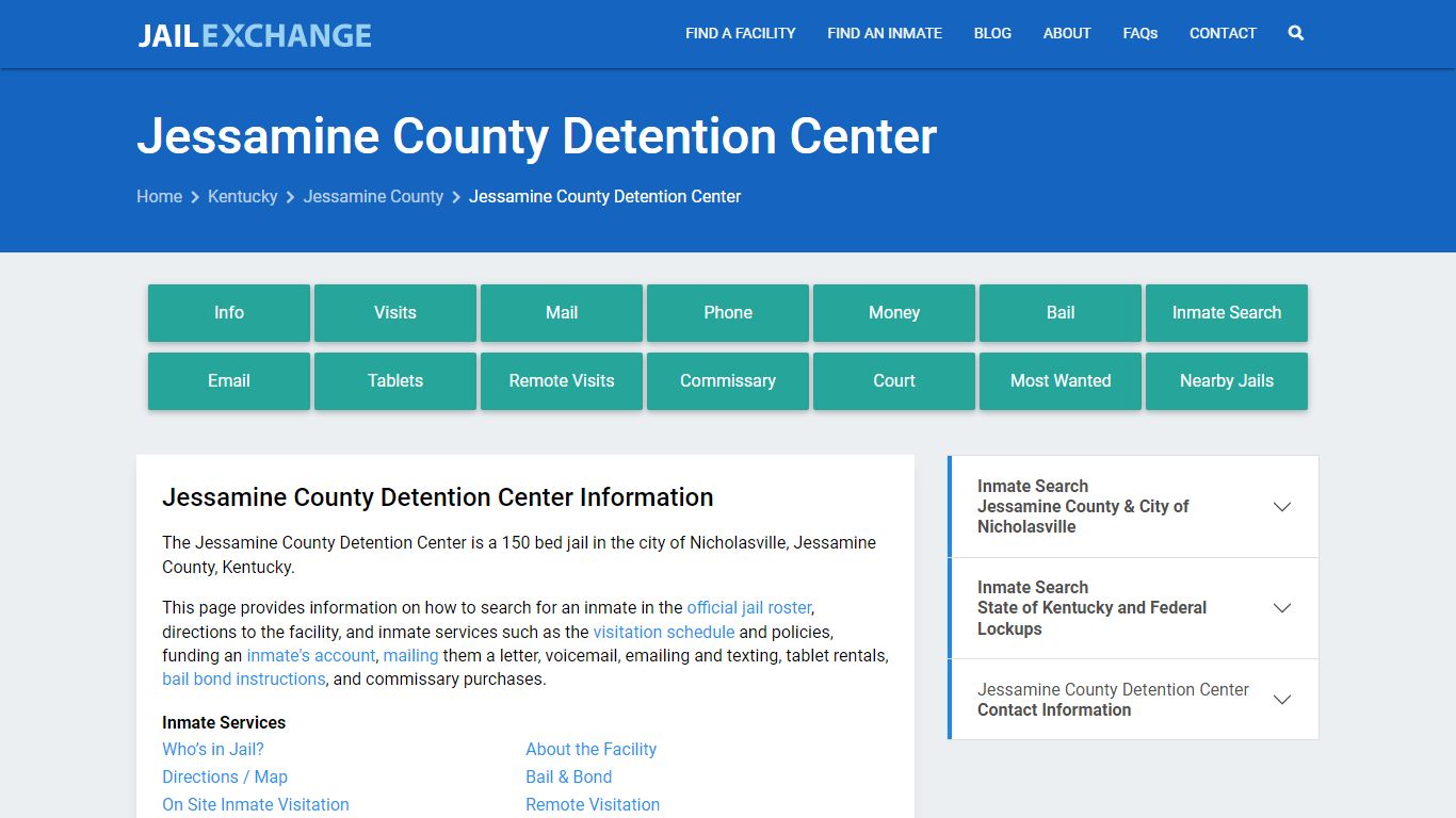 Jessamine County Detention Center - Jail Exchange
